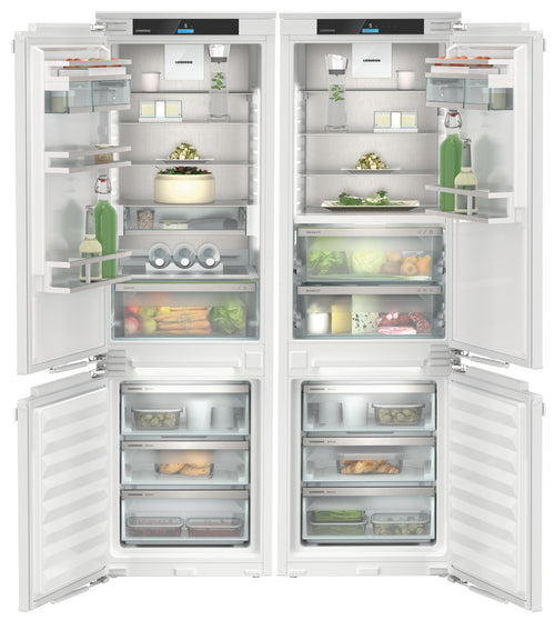 Liebherr IXCC5155 - White Integrated 70/30 Frost Free Fridge Freezer - 499L Total Capacity - C/D Energy