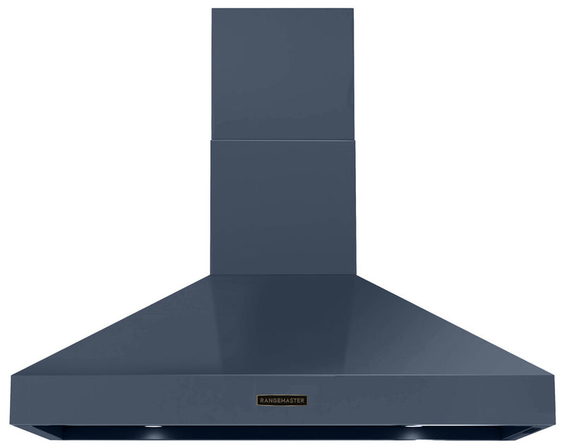 Rangemaster RDLXHD110PSTB/AB1 110 Deluxe Hood - Stone Blue / Antique Brass