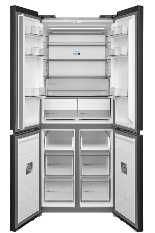 Midea MDRM587BIE70 - Inox American Fridge Freezer - 426L - E Energy