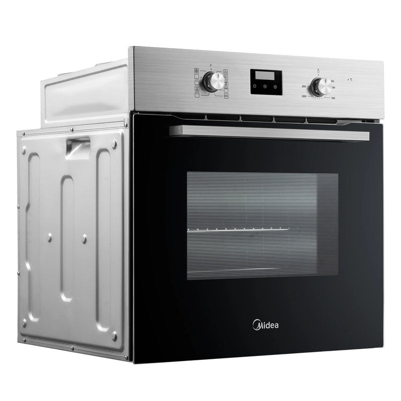 Midea MBO65M90D2-X - Stainless Steel 70L Built In Oven - Rotary Dials - A Energy Rating