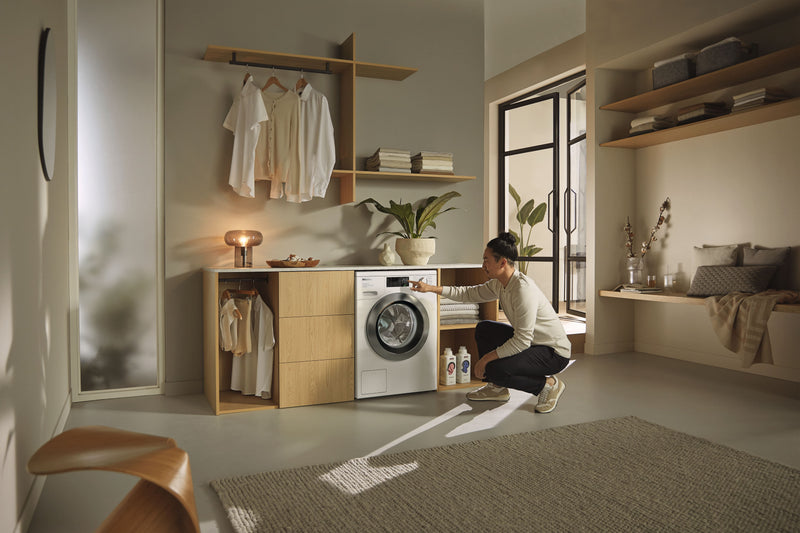 Miele WEE385 WCS PWash&Steam&8kg - Lotus White 8KG Washing Machine - 1400 RPM - A Energy