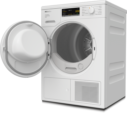 Miele TEA525WP - Silver 8KG Heat Pump Tumble Dryer