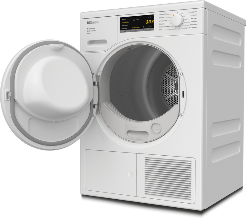 Miele TEA525WP - Silver 8KG Heat Pump Tumble Dryer
