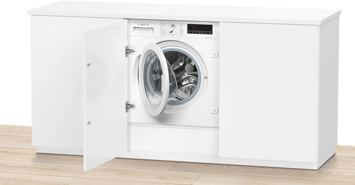 Bosch Series 8 WIW28502GB - White Integrated 8KG Washing Machine - 1400 RPM - C energy