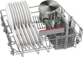 Bosch Series 4 SMS4EKI06G - Silver Freestanding Dishwasher - B energy