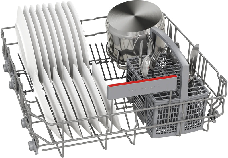 Bosch Series 4 SMS4EKI06G - Silver Freestanding Dishwasher - B energy