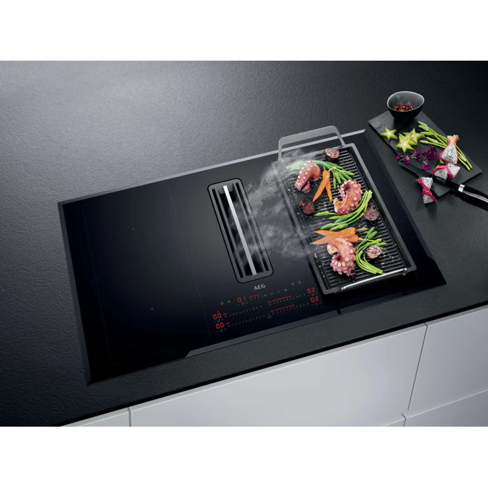 AEG CCE84751FB - Black 4 Zone Venting Hob - A energy