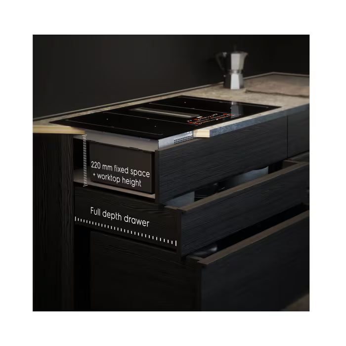 AEG CCE84751FB - Black 4 Zone Venting Hob - A energy
