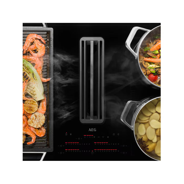 AEG CCE84751FB - Black 4 Zone Venting Hob - A energy