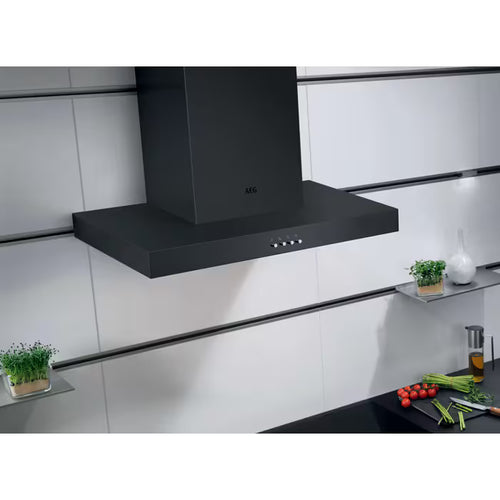 AEG DBX3651R - Black Chimney Extractor Hood - C energy