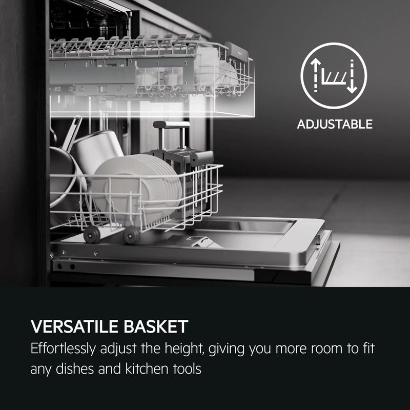 AEG GF5200D2SNM - Stainless Steel Dishwasher - 14 Place Settings - D Energy