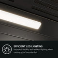 AEG GDE686HM - Stainless steel Integrated Integrated Extractor Hood - A+ energy