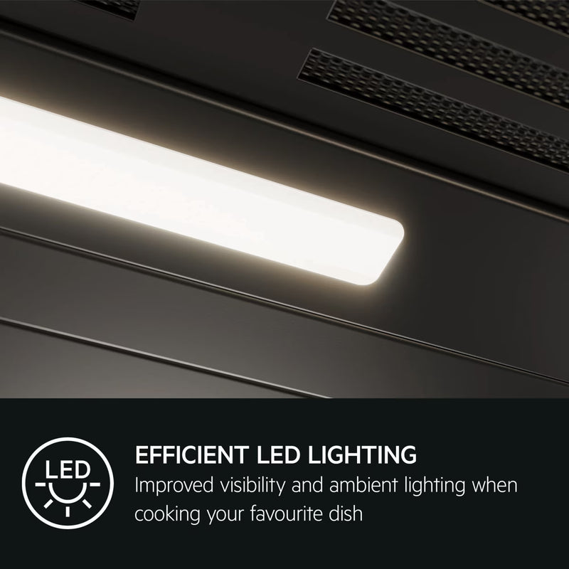 AEG GDE686HM - Stainless steel Integrated Integrated Extractor Hood - A+ energy