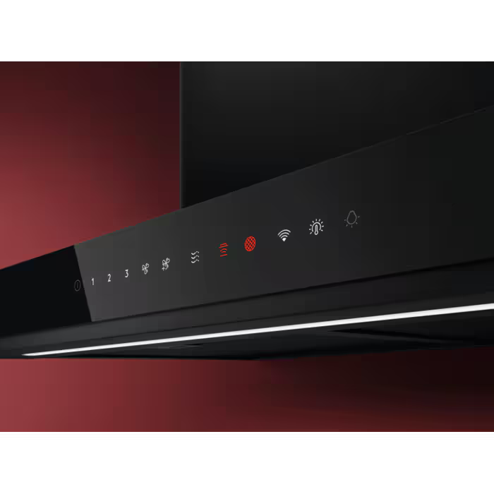 AEG GB87D91CB - Black 90cm Chimney Cooker Hood - A+ Energy Rated