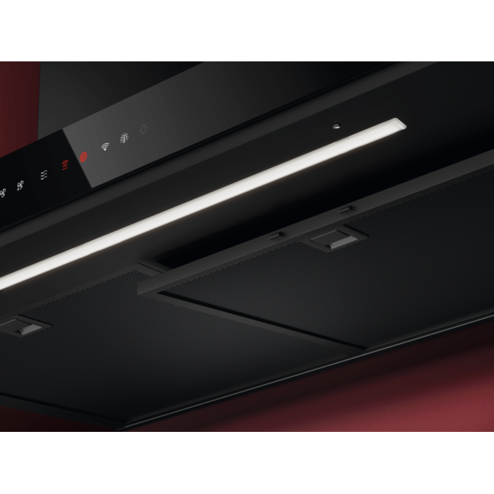 AEG GB87D71CB - Black Chimney Cooker Hood - 70cm - A+ Energy