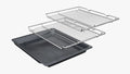 Bosch Series 8 CMG7241B1B - Black Electric Built-in Combination Microwave