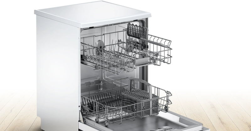 Bosch Series 2 SMS26AW08G Freestanding Dishwasher 60cm White E energy