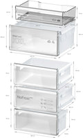 Bosch Series 4 KGN392LDFG - Silver Freestanding 70/30 Frost Free Fridge Freezer - D energy
