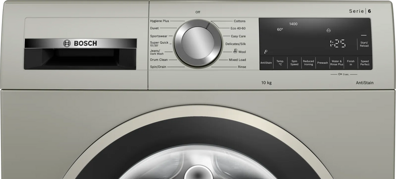 Bosch WGG245S2GB - Silver Freestanding 10KG Washing Machine - 1400 RPM - A energy