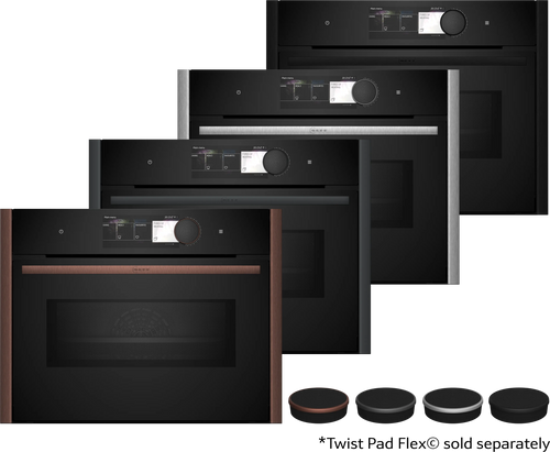 NEFF C29MY7MY0 - Flex Design Built-in Compact Single Oven with Microwave - 45L - Pyrolytic & Hydrolytic Cleaning