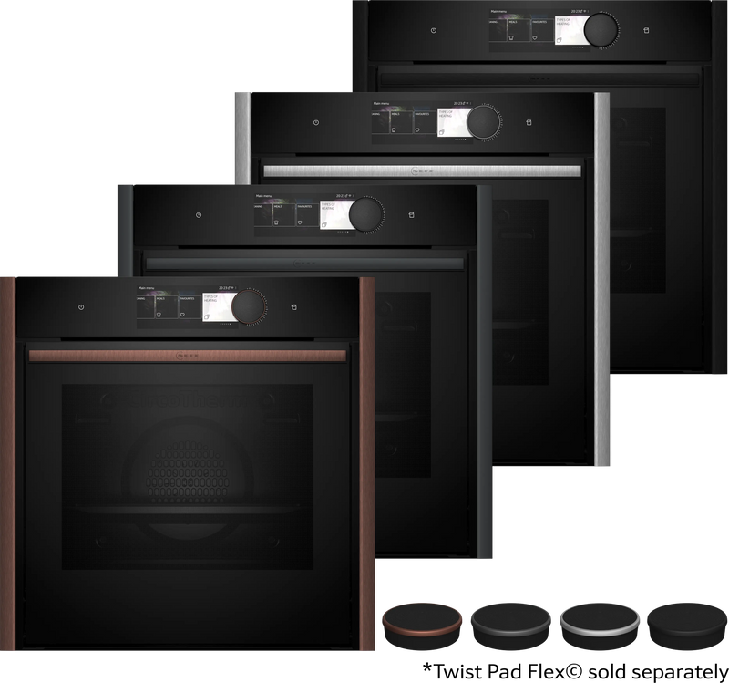 Neff B69VY7MY0 - Built-in Single Oven with Steam Function - 60cm Flex Design - A+ Energy