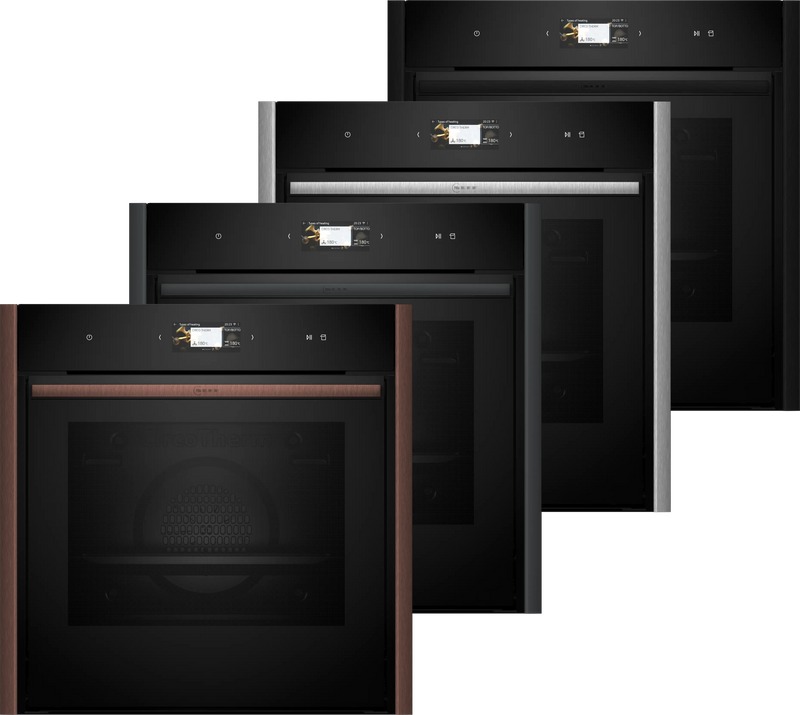 NEFF B69VS7MY0A - Flex Design Built-in Single Oven with Steam Function - 60cm - A+ Energy