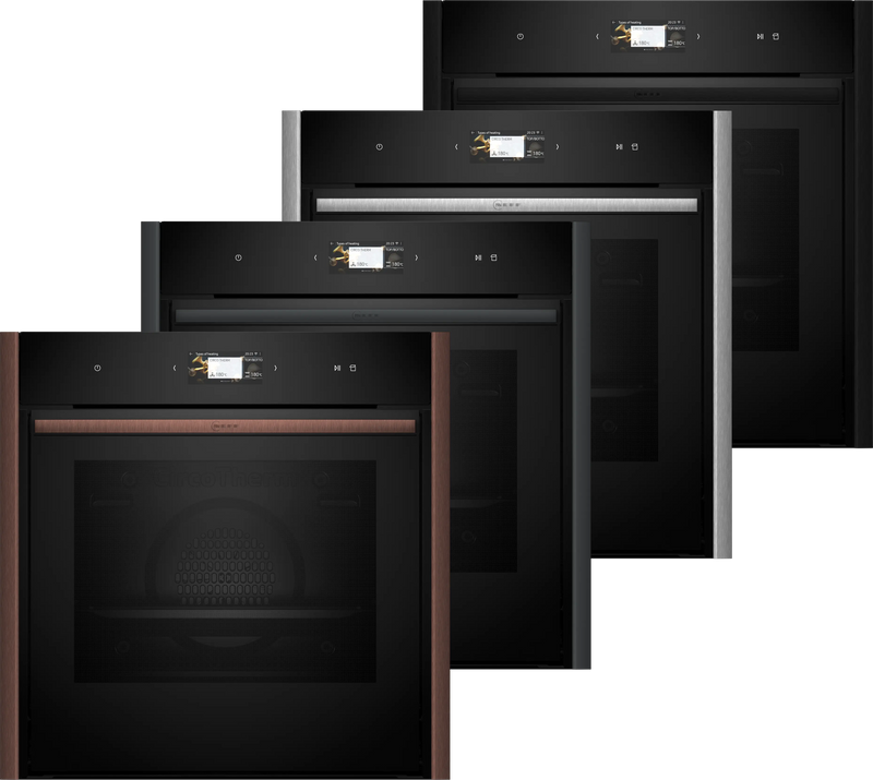 NEFF B69FS5CY0A - Built-in Single Oven with Steam Function - 60cm - A+ Energy