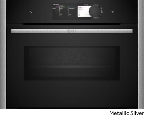 Neff C29MY7MY0 - Flex Design Built-in Compact Single Oven with Microwave - 45L - Pyrolytic & Hydrolytic Cleaning