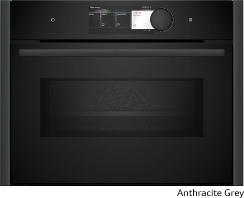 Neff C29MY7MY0 - Flex Design Built-in Compact Single Oven with Microwave - 45L - Pyrolytic & Hydrolytic Cleaning