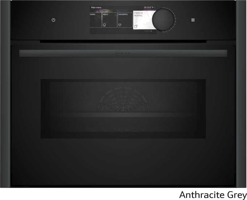 Neff C29MY7MY0 - Flex Design Built-in Compact Single Oven with Microwave - 45L - Pyrolytic & Hydrolytic Cleaning