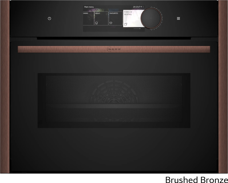 Neff C29MY7MY0 - Flex Design Built-in Compact Single Oven with Microwave - 45L - Pyrolytic & Hydrolytic Cleaning