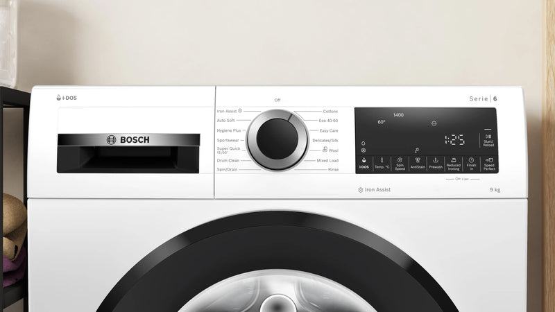 Bosch Series 6 WGG244F9GB - White Freestanding 9KG Washing Machine - 1400 RPM - A energy