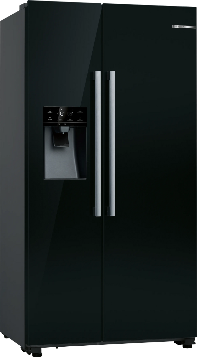 Bosch KAD93ABEP - Black American Fridge Freezer - 371L Fridge/191L Freezer - E Energy Rating