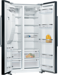 Bosch KAD93ABEP - Black American Fridge Freezer - 371L Fridge/191L Freezer - E Energy Rating