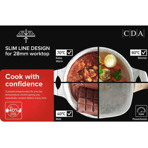CDA HN6013FR - Black 4 Zone Induction Hob