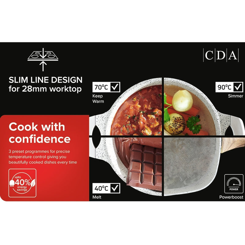 CDA HN6013FR - Black 4 Zone Induction Hob