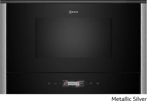 NEFF NR9WR21Y1B - Black Built-in Microwave Oven - 21L - 900W