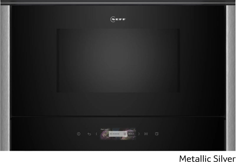NEFF NR9WR21Y1B - Black Built-in Microwave Oven - 21L - 900W