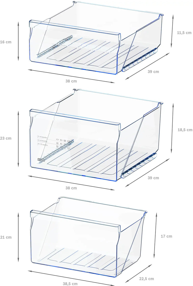 Bosch Series 2 GTV15NWEBG - White Under Counter Freezer - 83L - E Energy - Display