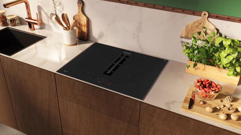 Neff V57YHQ4C0 - Flex Design Induction Hob with Integrated Ventilation - 70cm - 4 Zones - B Energy