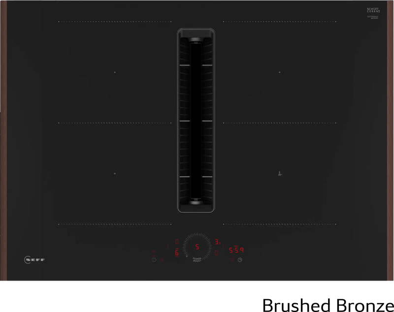 Neff V57YHQ4C0 - Flex Design Induction Hob with Integrated Ventilation - 70cm - 4 Zones - B Energy