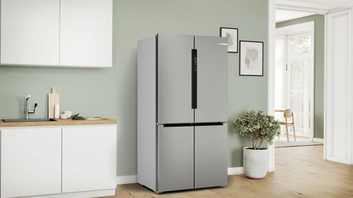 Bosch Series 4 KFN96VPEAG - Stainless Steel Frost Free American Fridge Freezer - E energy