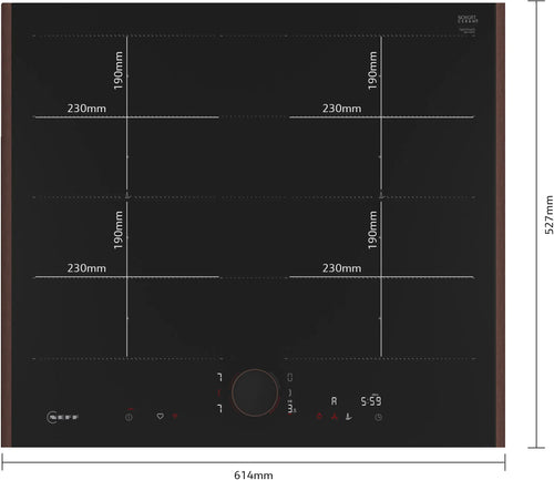 NEFF T66YYY4C0 - Flex Design Induction Hob - 60cm - 4 Zones