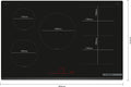 Bosch Series 6 PVW831HB1E - Black 5 Zone Induction Hob
