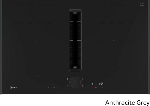 Neff V68YYX4C0 Induction Hob with Integrated Ventilation - 80cm Flex Design - 4 Zones - B Energy