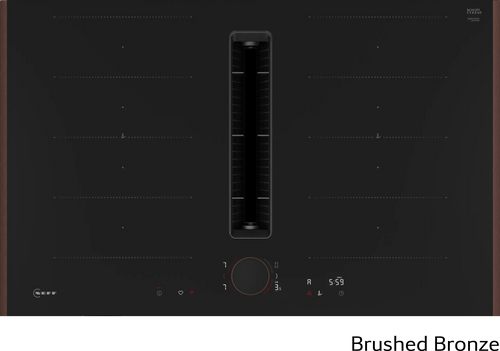 Neff V68YYX4C0 Induction Hob with Integrated Ventilation - 80cm Flex Design - 4 Zones - B Energy