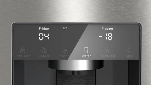 Bosch Series 6 KFI96APEAG - Stainless steel Side By Side Frost Free Fridge Freezer - E energy