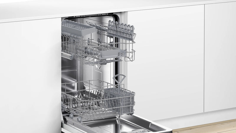 Bosch SPV2HKX02G - Fully Integrated Slimline Dishwasher - 10 Place Settings - D Energy Rating