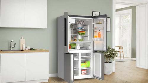 Bosch KFD96APEA - Stainless steel Side By Side Frost Free Fridge Freezer - E energy