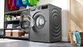 Bosch Series 6 WGG244FCGB - Graphite Freestanding 9KG Washing Machine - 1400 RPM - A energy